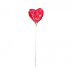 CUORE ROSSO 11,3CM CON BASE SU PICK  -