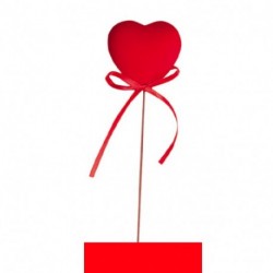 CUORE ROSSO 12CM SU PICK  - DS 17202