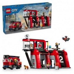 LEGO CITY FIRE CASERMA DEI POMPIERI E AU