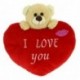 CUORE I LOVE YOU ORSETTO 25 CM  - B2759