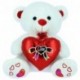 ORSO BIANCO CON CUORE REGALO 30 CM  -