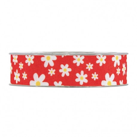 NASTRO FLORA MM25X20MT RED  - 4562M 08