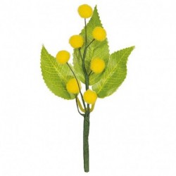 PICK MIMOSA & LEAVES CM10,5XH16,5  -