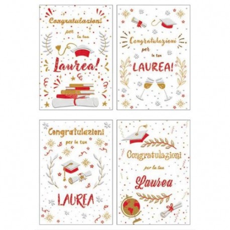 BIGLIETTO AUGURI LAUREA  - FA00189AL/12