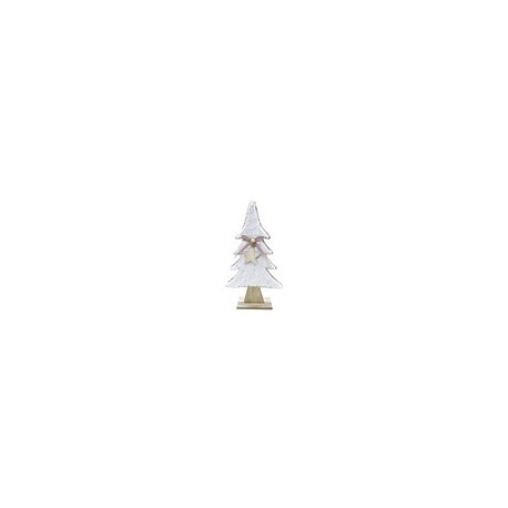 ALBERO DI LEGNO 23,5X6XH40CM BIANCO  -