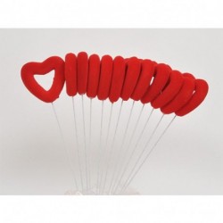 CUORE ROSSO 4,8CM/12PZ SU PICK  - DS