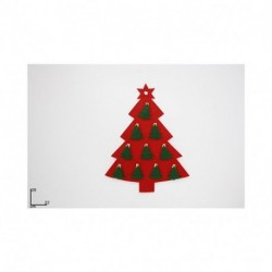 ALBERO FELTRO CON 10 MOLLETTE GLD-14484