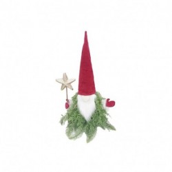 GNOMO 35CM CON CAPELLO E GUANTI ROSSI  -