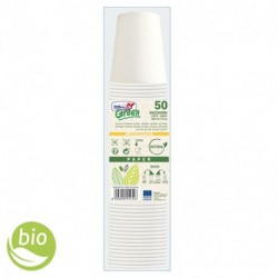 BICCHIERI DOPLA CARTA GREEN 180ML 50PZ