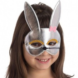 MASCHERA CONIGLIETTA ARGENTO BIMBA IN TE