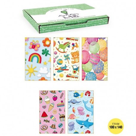 SC. CARTA REGALO PIEGATA 100X140 KIDS 2