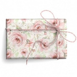 FOGLIO CARTA REGALO ROSE 70X100