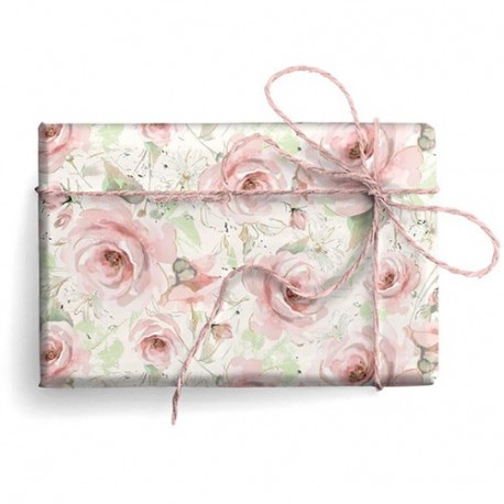 FOGLIO CARTA REGALO ROSE 70X100