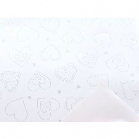 FOGLI CARTA REGALO 70X100CM/25PZ BIANCO