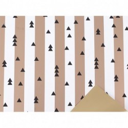 FOGLI CARTA REGALO TREE LINE 100X130CM