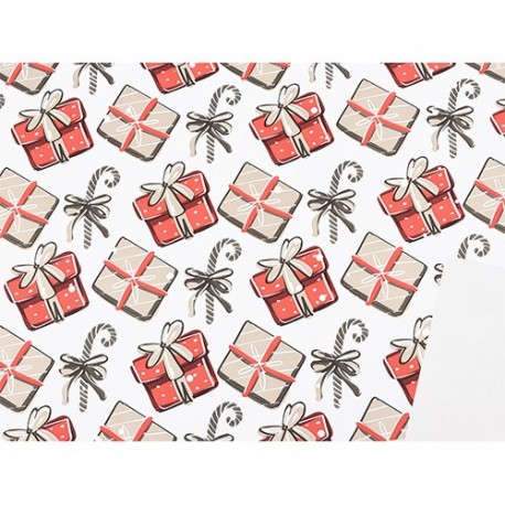 FOGLI CARTA REGALO CADEAUX 70X100CM