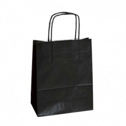 BORSA IN CARTA 22X10X29 NERO