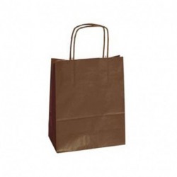 BORSA IN CARTA 22X10X29 MARRONE