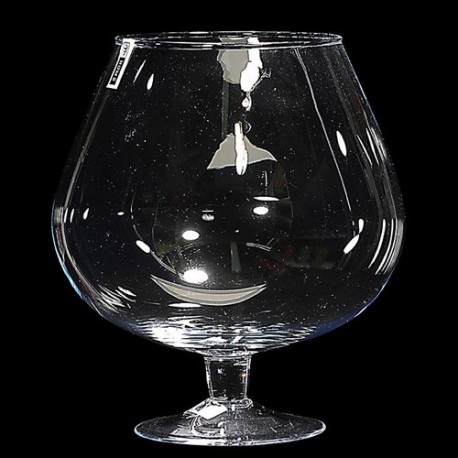 VASO IN VETRO "COGNAC" H25CMXD.22CM  -