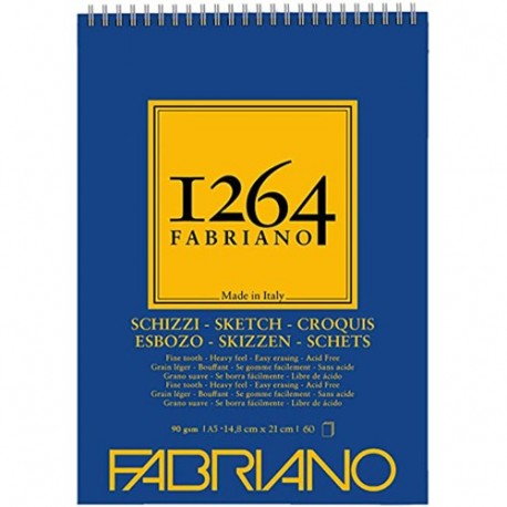 1264 BLOCCO FABRIANO SCHIZZI A5 SPI.LC.