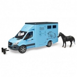 BRUDER CAMION TRASPORTO ANIMALI CON CAVA