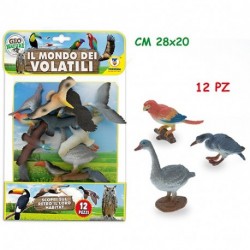 BUSTA ANIMALI VOLATILI 12PZ  - 74149