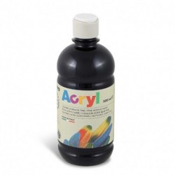 TEMPERA CMP ACRILICA 500ML NERO 800HP