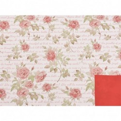 CARTA REGALO ROSE LETT. 70X100CM 25PZ VE