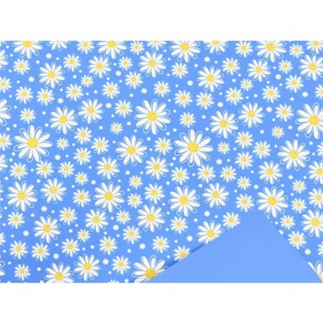 FOGLI CARTA REGALO DAISY 70X100CM 25PZ