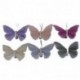 FARFALLA 9CM/12PZ SU CLIP  - DS 39362