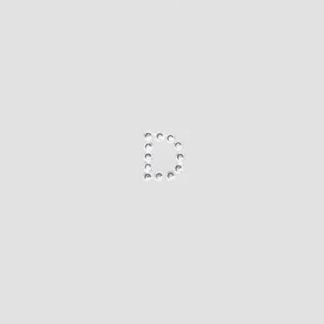 LETTERE ADESIVE "D" (25PCS) CM9X12  -