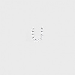 LETTERE ADESIVE "U" (25PCS) CM9X12  -