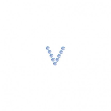 LETTERE ADESIVE "V" (25PCS) CM9X12  -