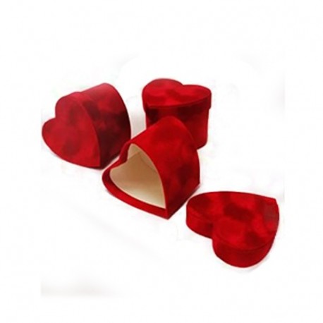 SCATOLA VELVET MINI CUORE  (MV 8PZ)