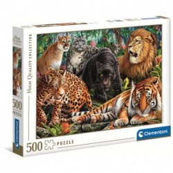 CLEM PUZZLE 500 GATTI SELVATICI  - 35126