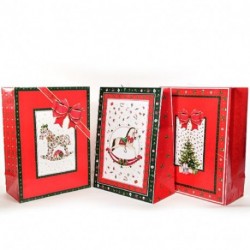 SHOPPER NATALE 32X105XH44CM CHRISTMAS BL