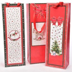 BORSA IN CARTA 12X8XH.38CM CHRISTMAS BLI