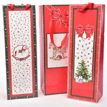 BORSA IN CARTA 12X8XH.38CM CHRISTMAS BLI