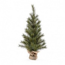 ALBERO DI NATALE C/BASE IN YUTA H.75 CM