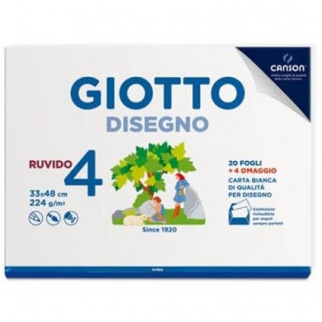 BLOCCO GIOTTO RUVIDO 24X33 224 GR