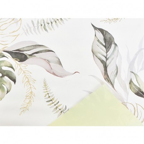 FOGLI CARTA REGALO CHIC 70X100CM SALVIA