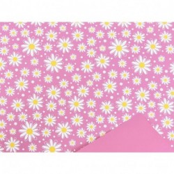 FOGLI CARTA REGALO DAISY 70X100CM FUXIA