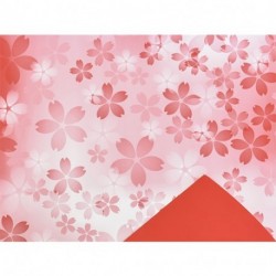 FOGLIO SAKURA 70X100CM/25PZ ROSSO  - SAK