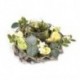 PORTACANDELE DIA16CM GIALLO  - DS 24516