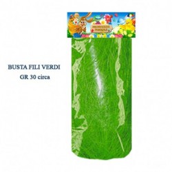 BUSTA PAGLIETTA VERDE 30GR - 90622