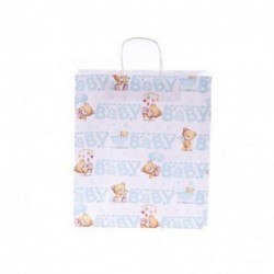 BASIC-SHOPPER 100% BABY AZZURRO