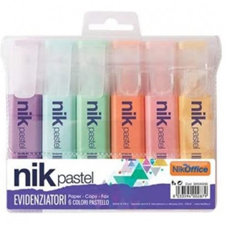 EVIDENZIATORI NIK 24 COLORI ASS -