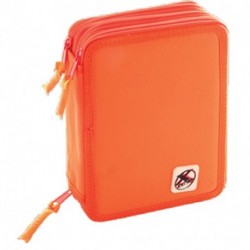 ASTUCCIO 3 ZIP X-ONE 18+18 ARANCIO FLUO