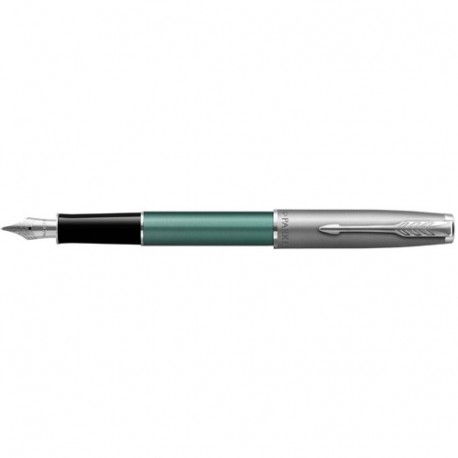 PENNA PARKER STILO F NERA GREEN SB CT  -