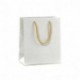 SHOPPER T/U 16X19+8CM BIANCO -